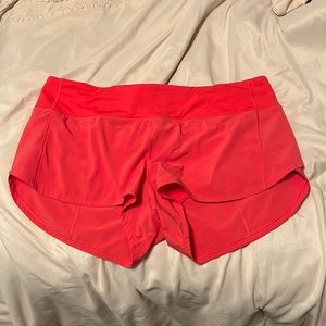 Basically new pink lulu lemon shorts!!